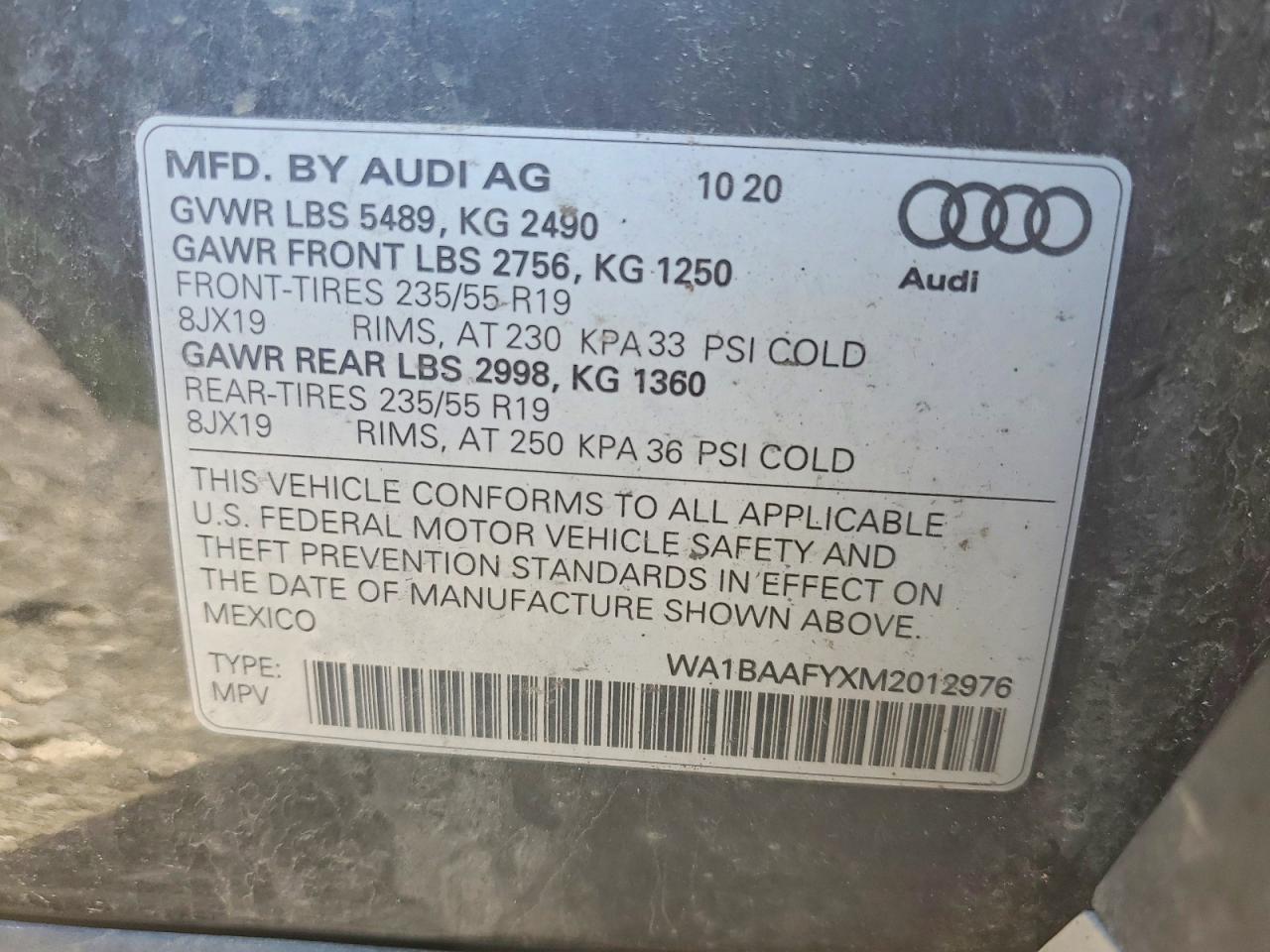 2021 AUDI Q5 PREMIUM PLUS photo 23