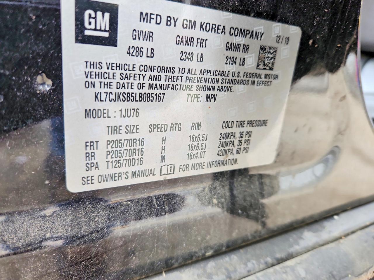 2020 CHEVROLET TRAX LS photo 25