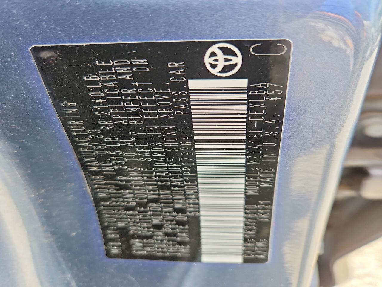 2023 TOYOTA COROLLA LE photo 25