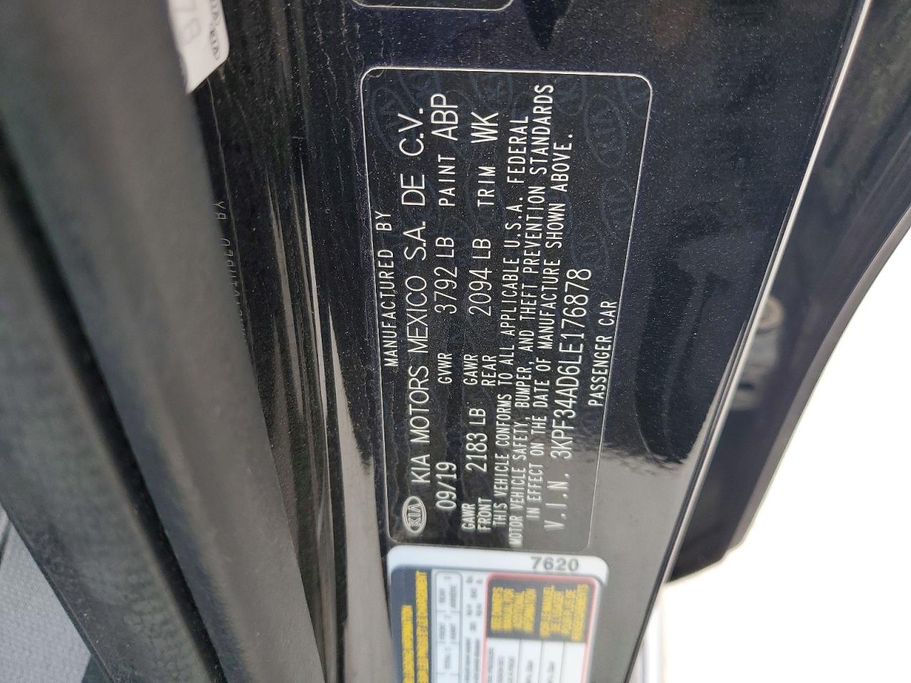 2020 KIA FORTE GT LINE photo 34