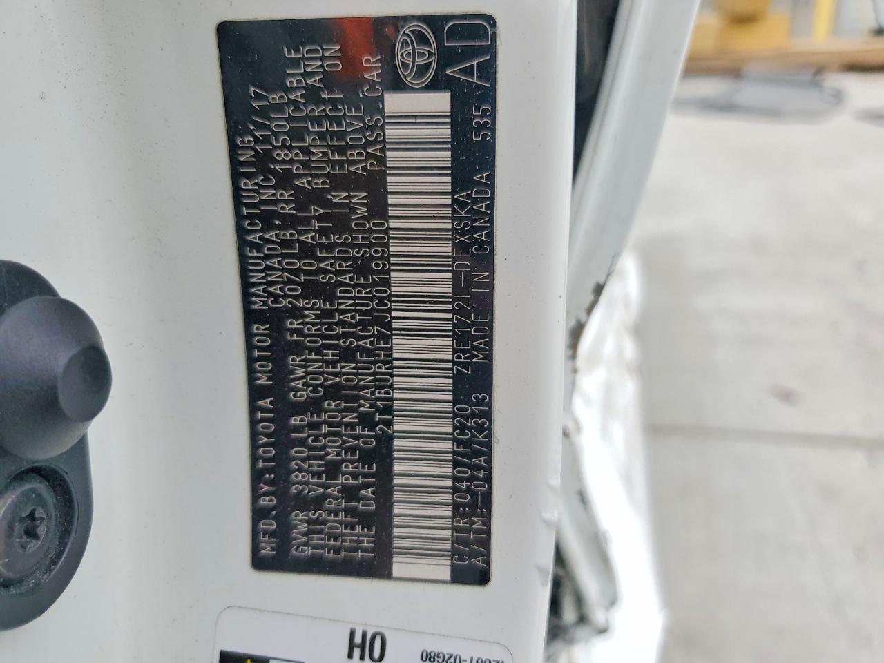 2018 TOYOTA COROLLA SE photo 23