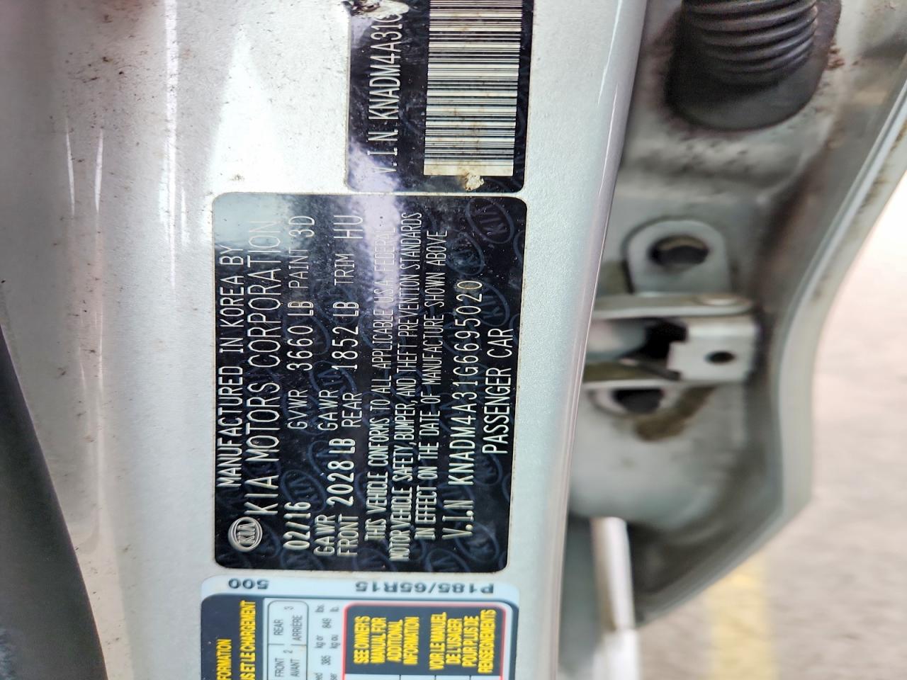 2016 KIA RIO LX photo 34