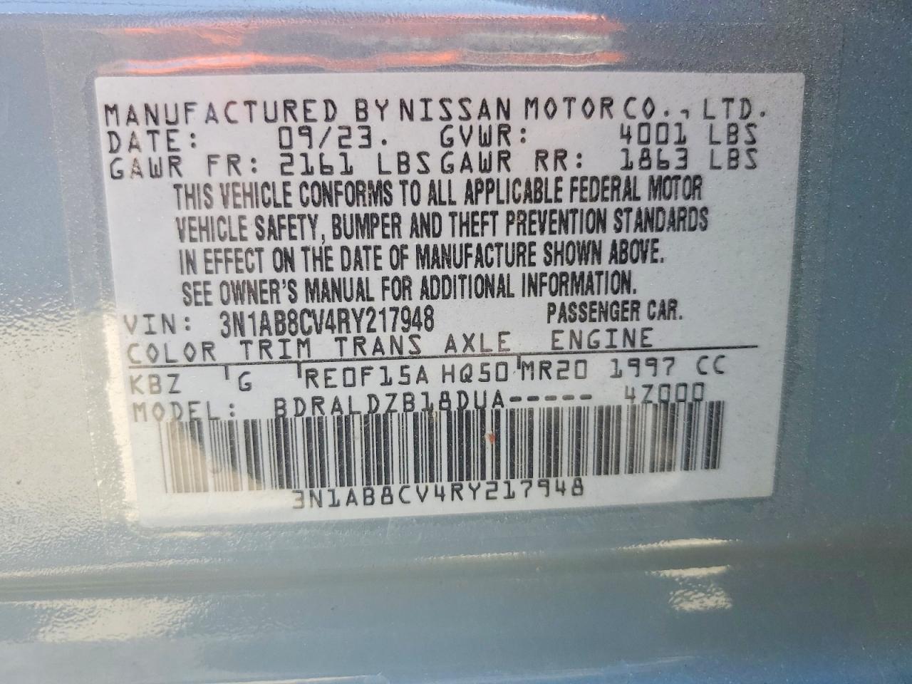2024 NISSAN SENTRA SV photo 25