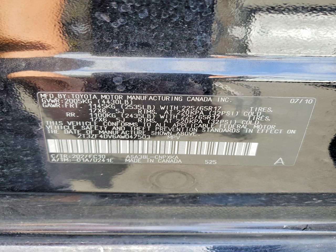 2010 TOYOTA RAV4 BASE photo 23