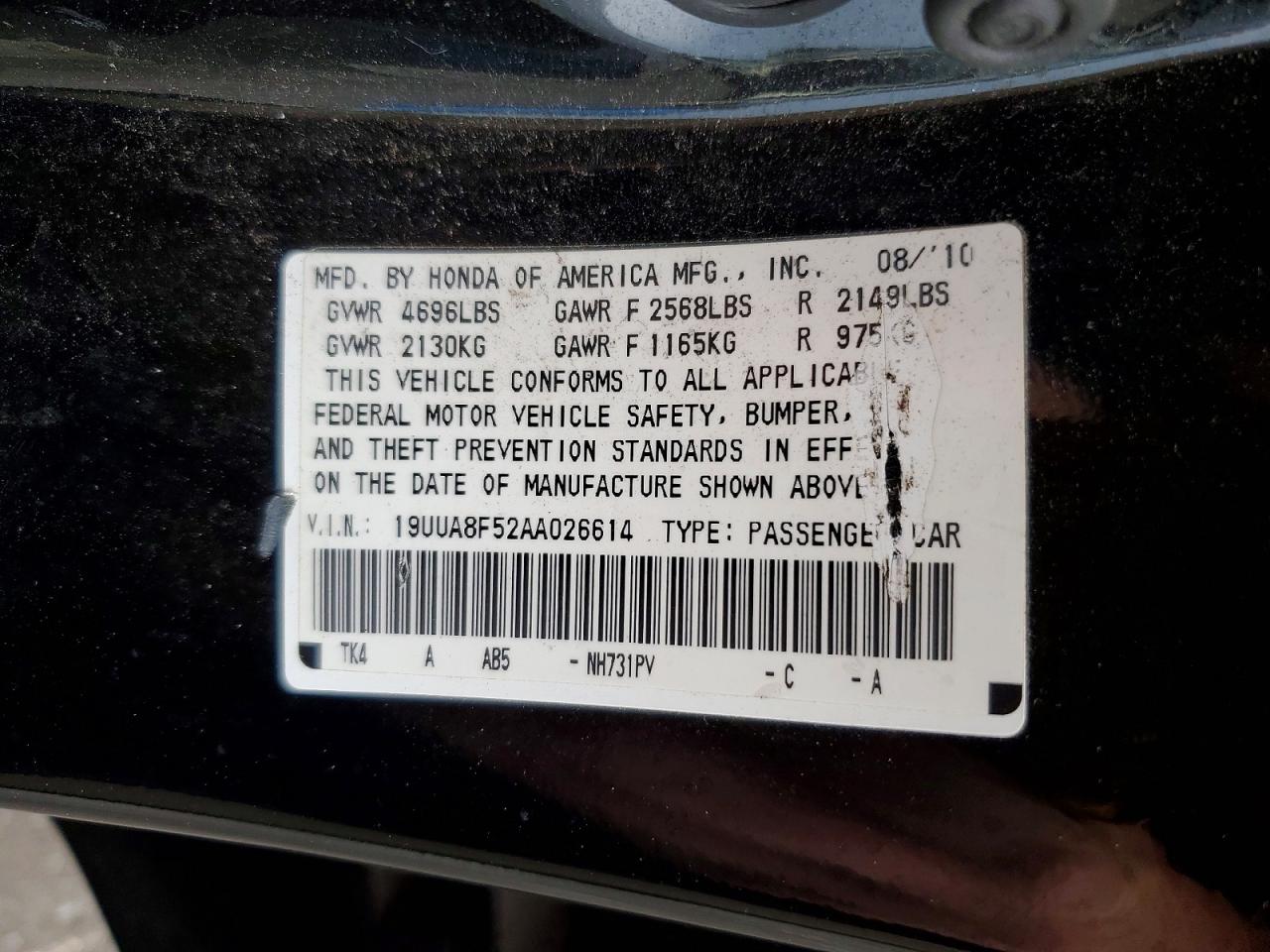 2010 ACURA TL photo 25
