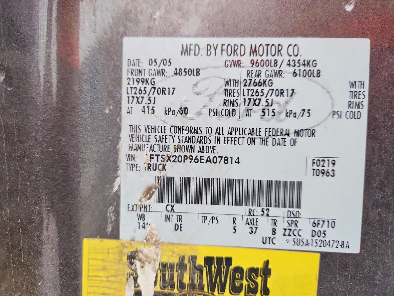 2006 FORD F250 SUPER DUTY photo 23