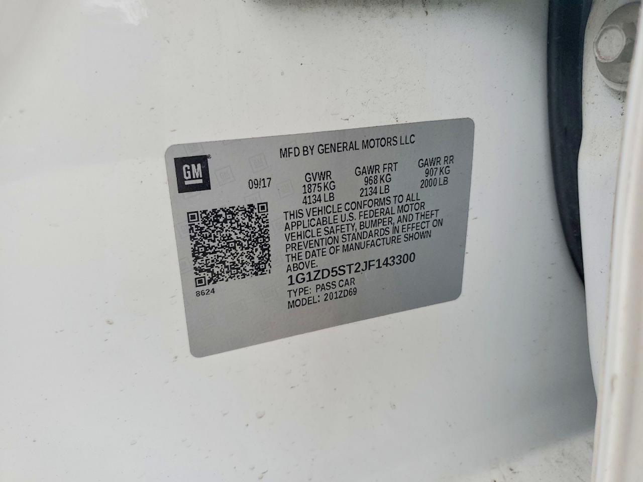2018 CHEVROLET MALIBU LT photo 34