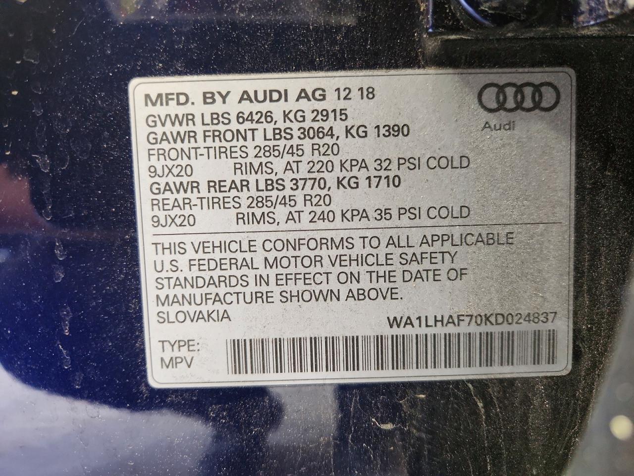 2019 AUDI Q7 PREMIUM PLUS photo 27