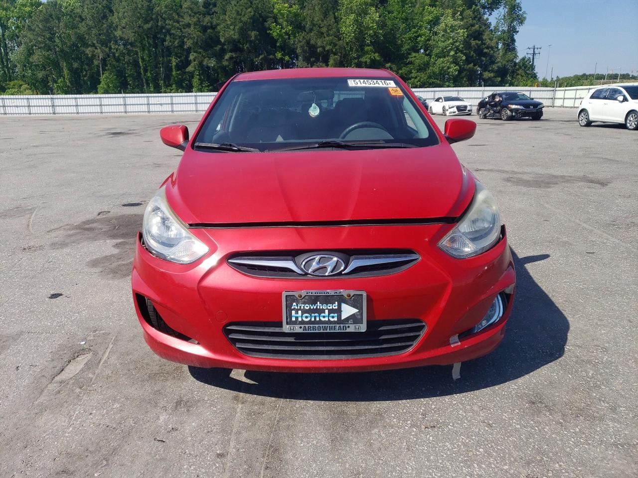 2012 HYUNDAI ACCENT GLS photo 9