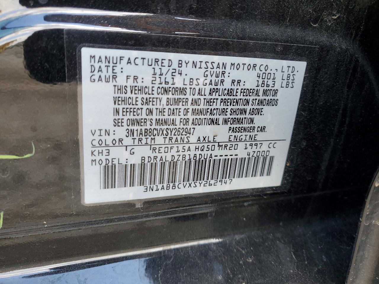 2025 NISSAN SENTRA SV photo 12