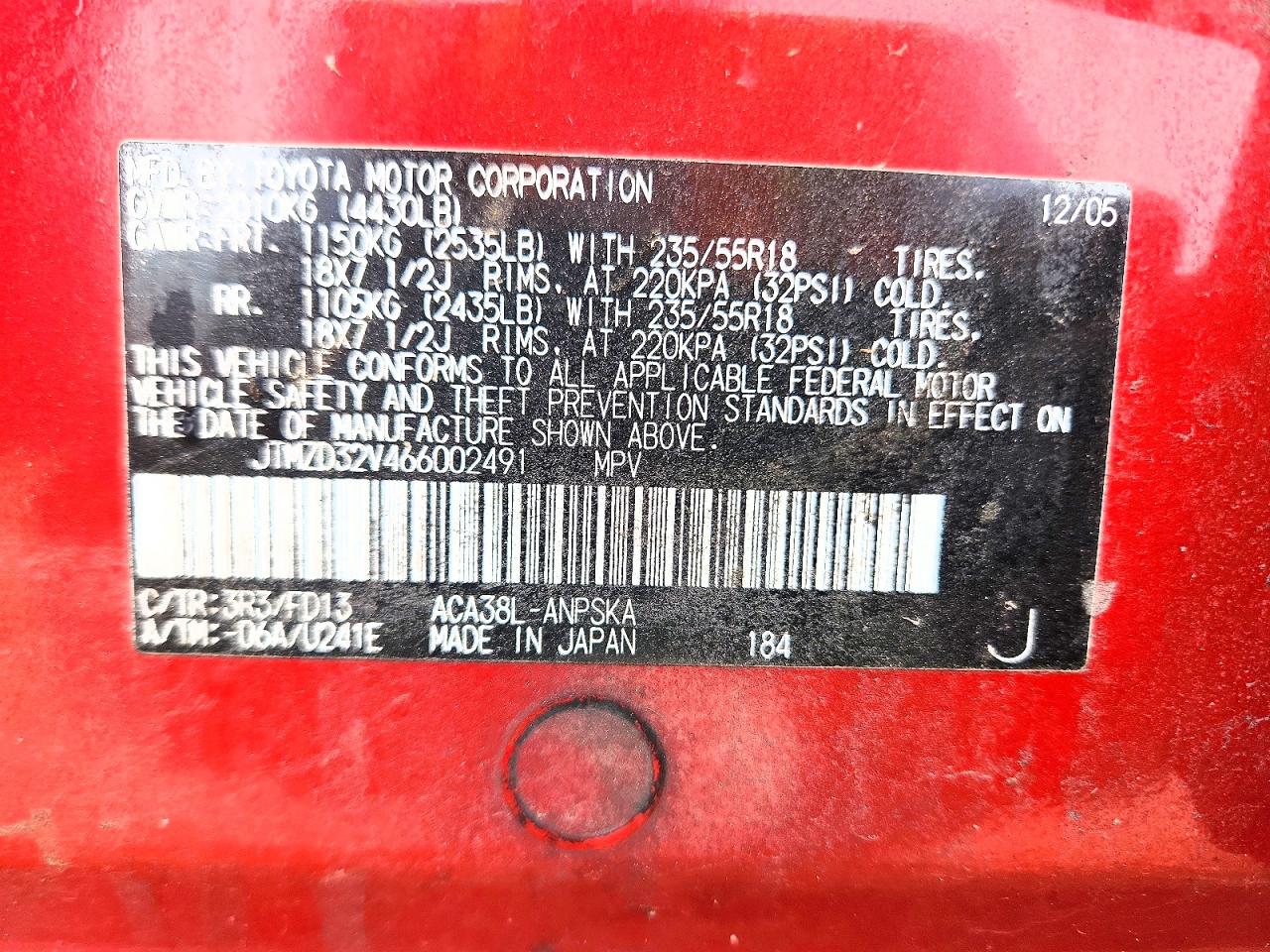 2006 TOYOTA RAV4 photo 40