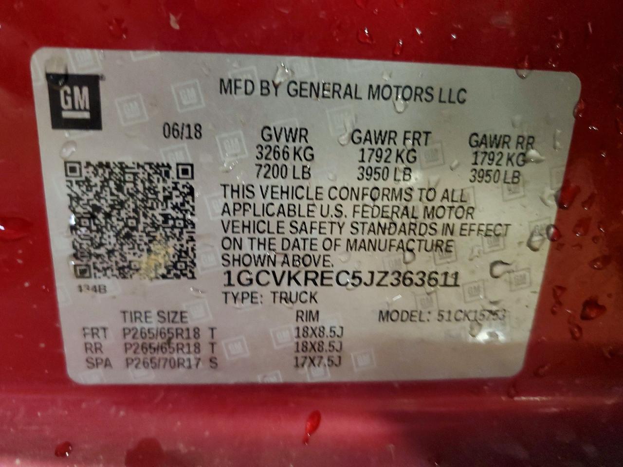 2018 CHEVROLET SILVERADO K1500 LT photo 34