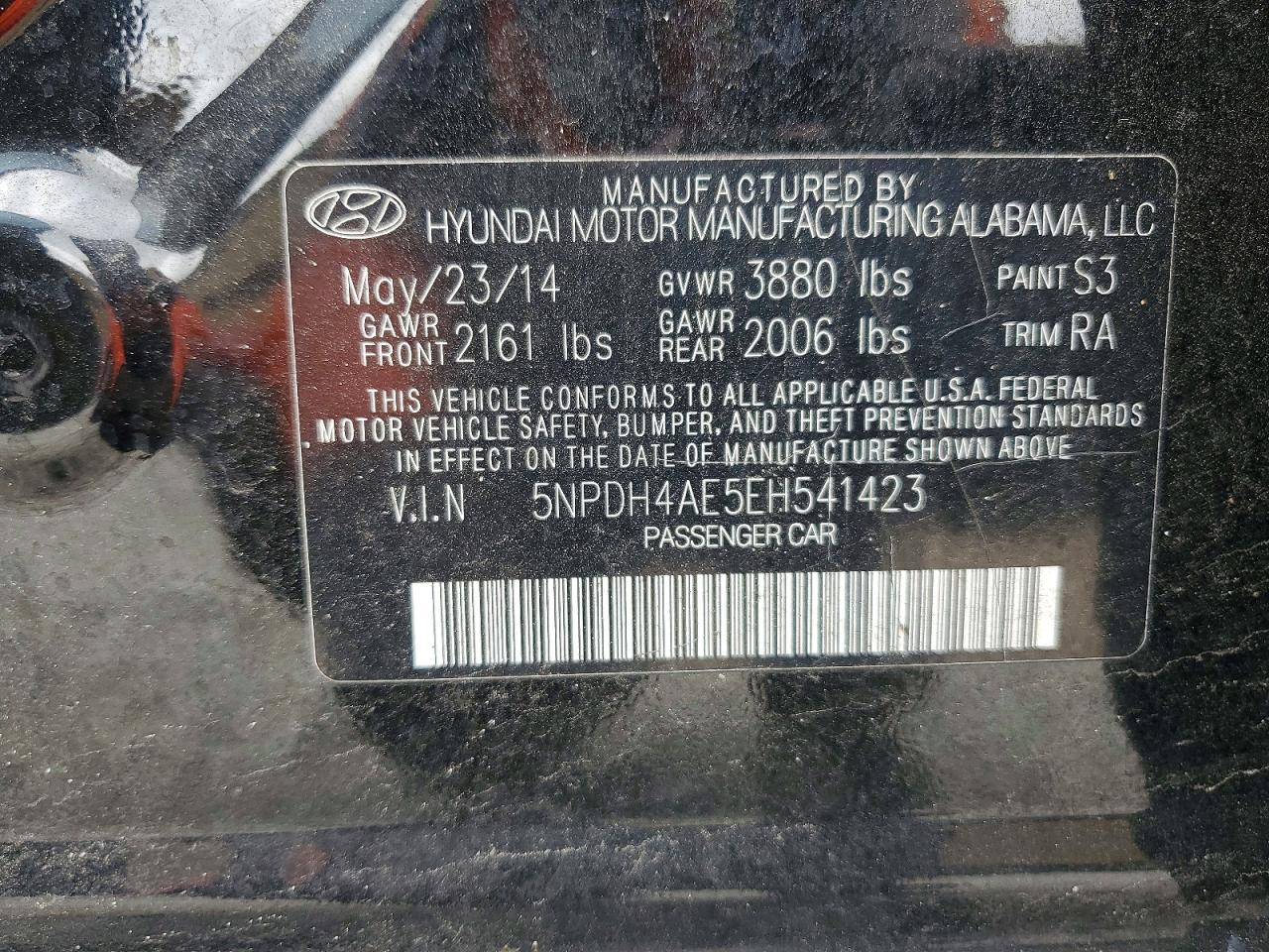 2014 HYUNDAI ELANTRA SE photo 23