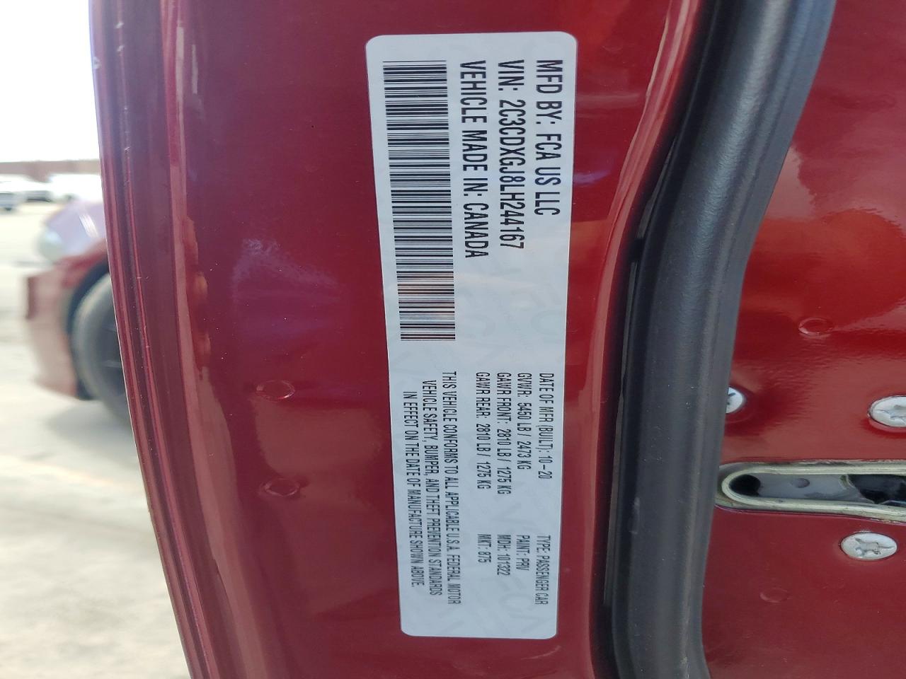 2020 DODGE CHARGER SCAT PACK photo 34