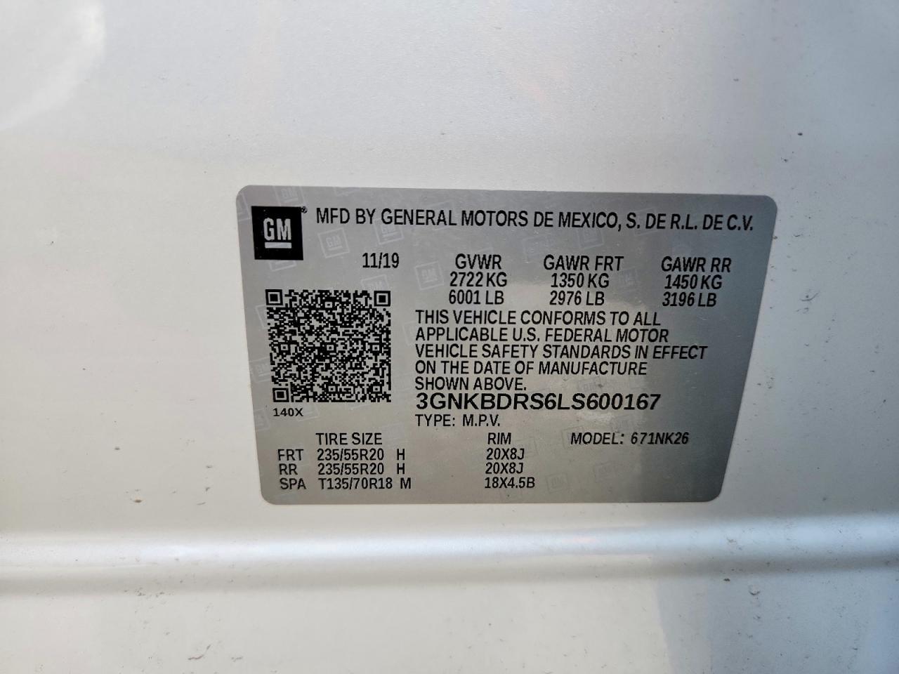 2020 CHEVROLET BLAZER 3LT photo 13