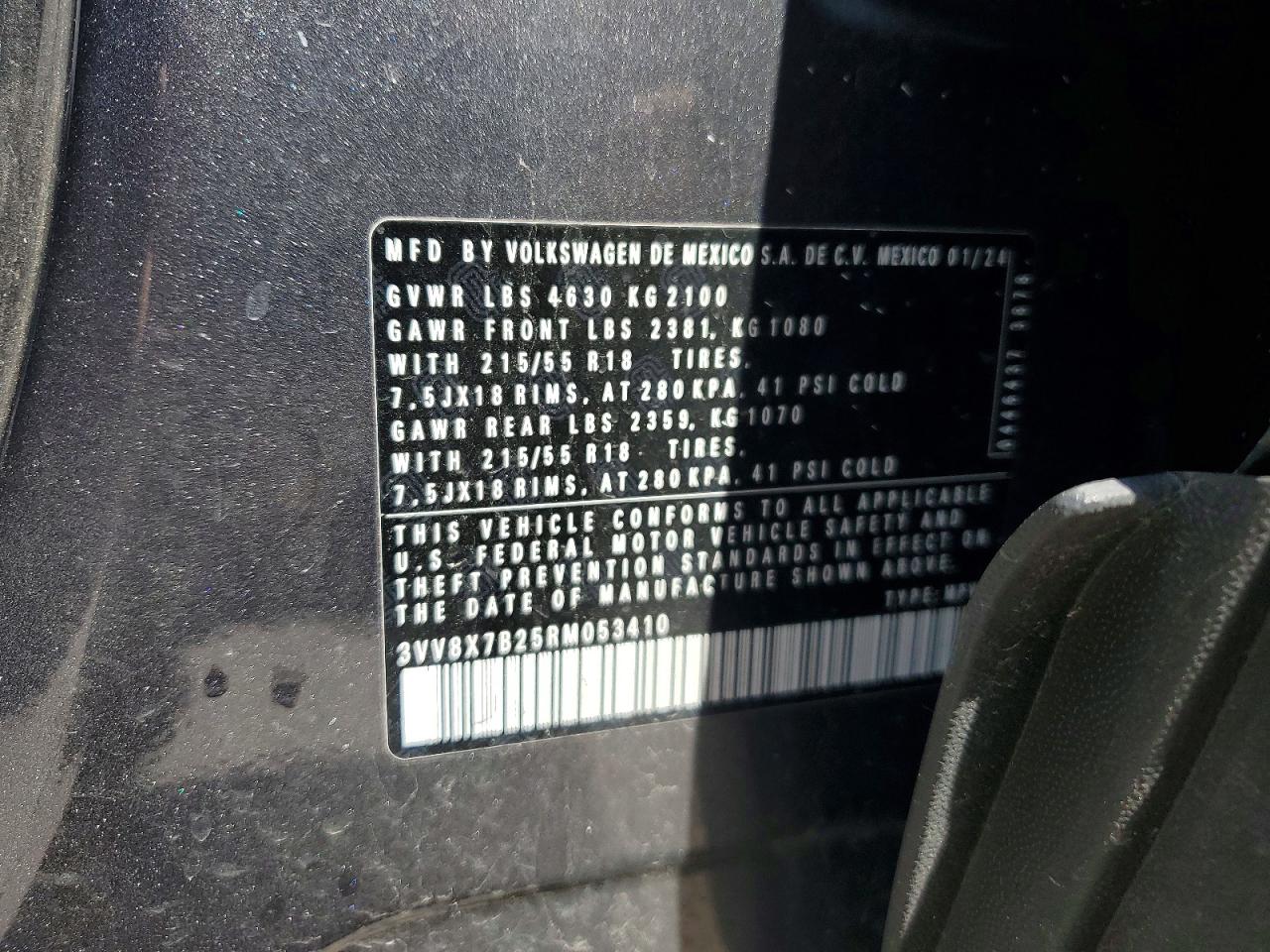 2024 VOLKSWAGEN TAOS S photo 13