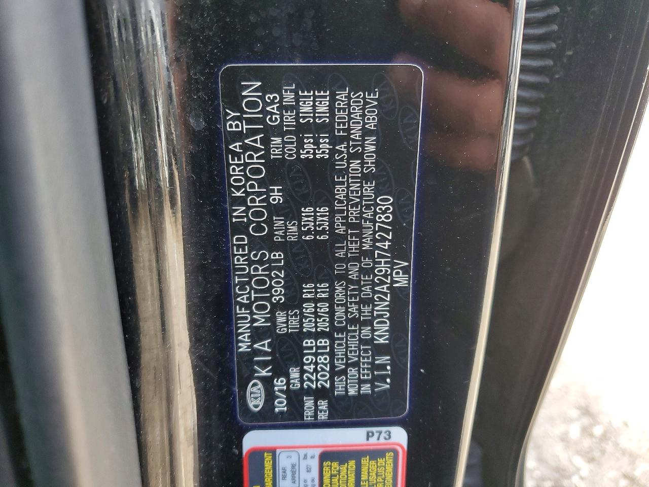 2017 KIA SOUL BASE photo 23