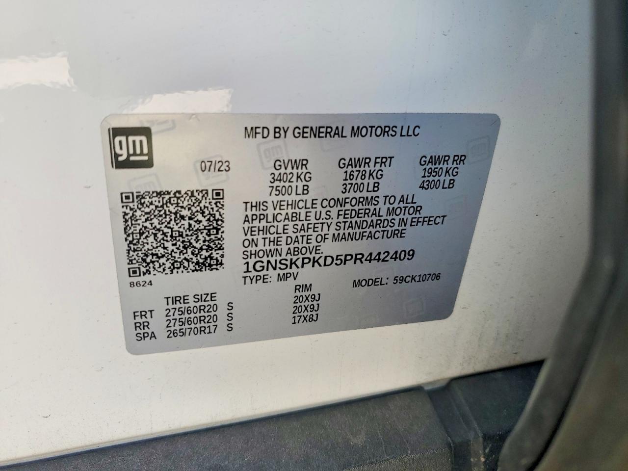 2023 CHEVROLET TAHOE K1500 Z71 photo 40