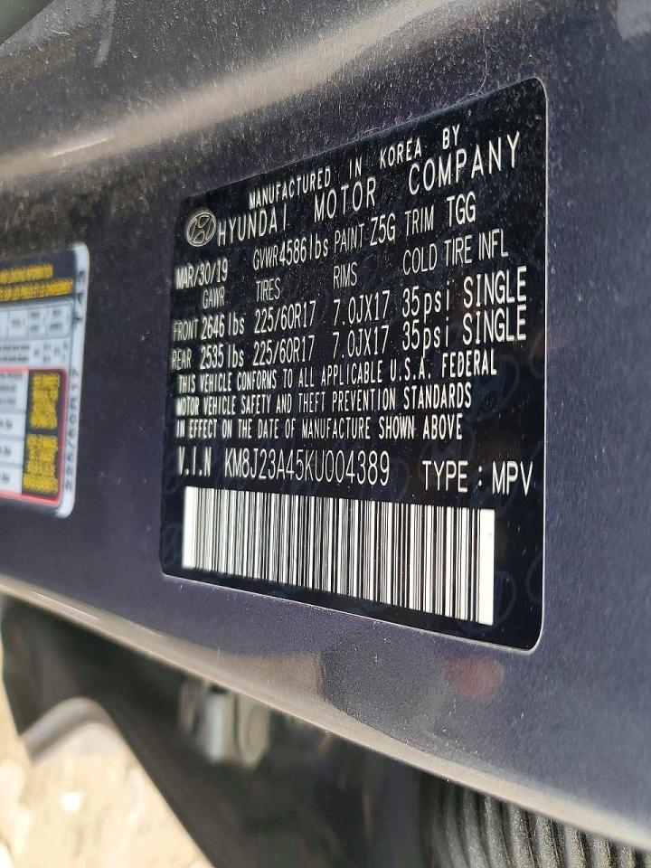 2019 HYUNDAI TUCSON SE photo 25