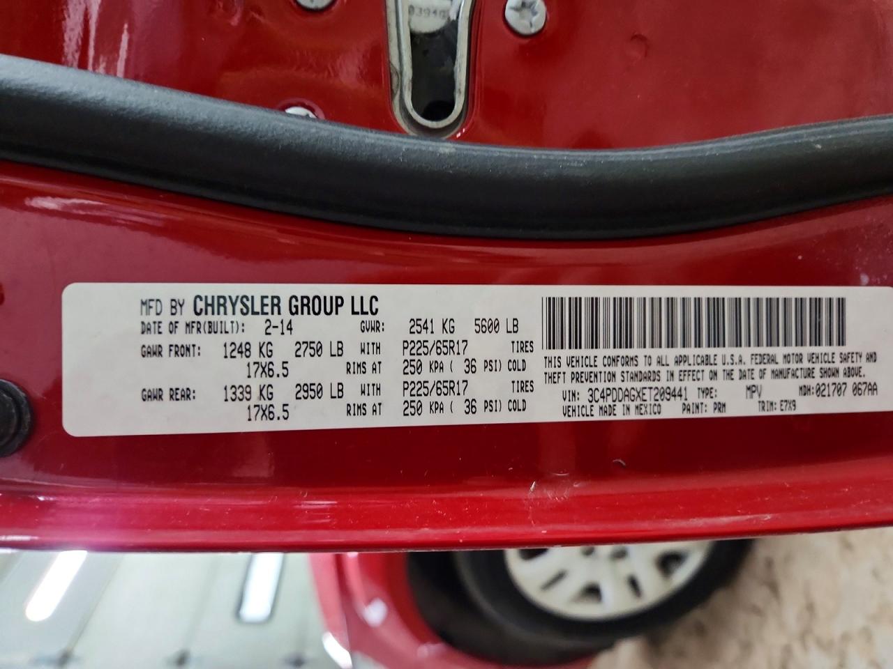 2014 DODGE JOURNEY SE photo 37