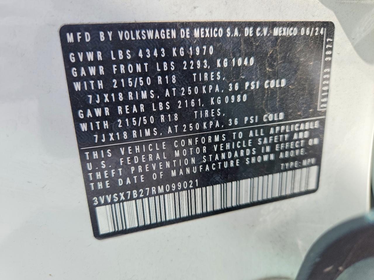 2024 VOLKSWAGEN TAOS SE photo 27