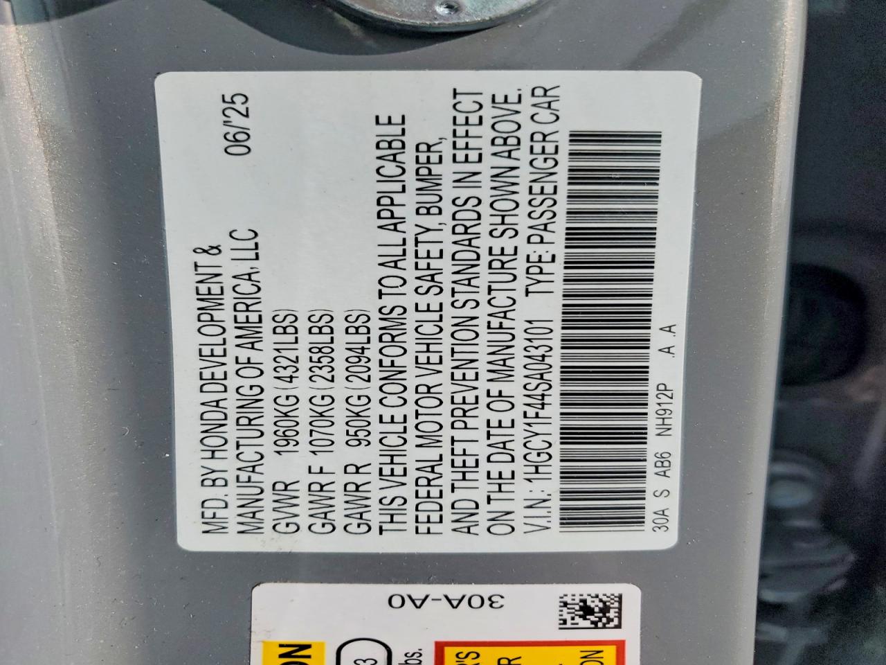 2025 HONDA ACCORD SE photo 34