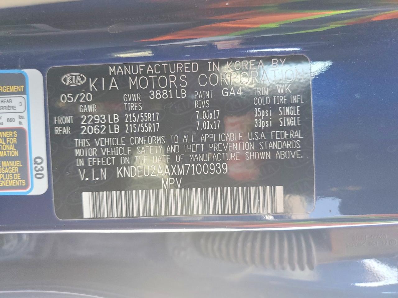 2021 KIA SELTOS S photo 40