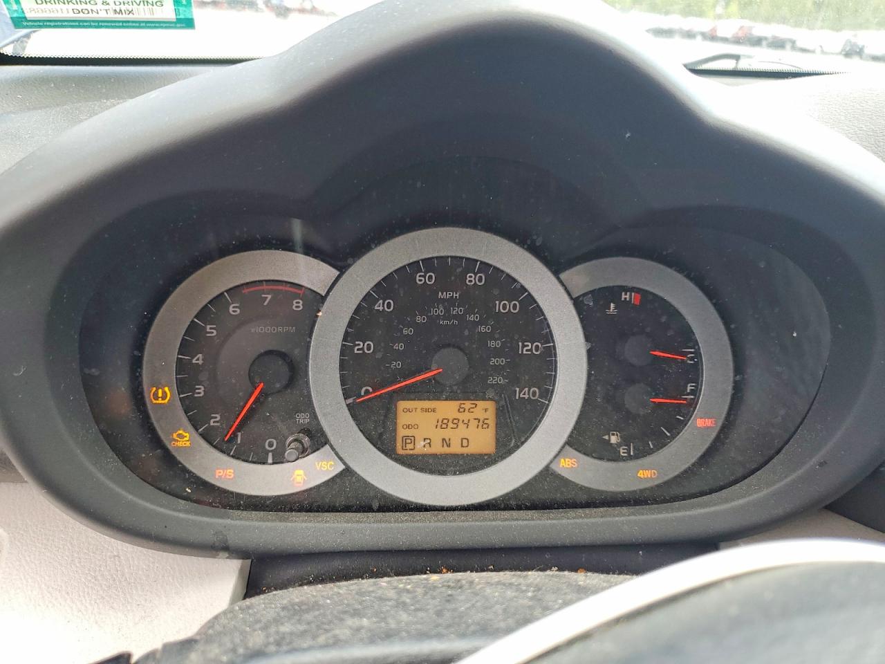 2007 TOYOTA RAV4 BASE photo 9