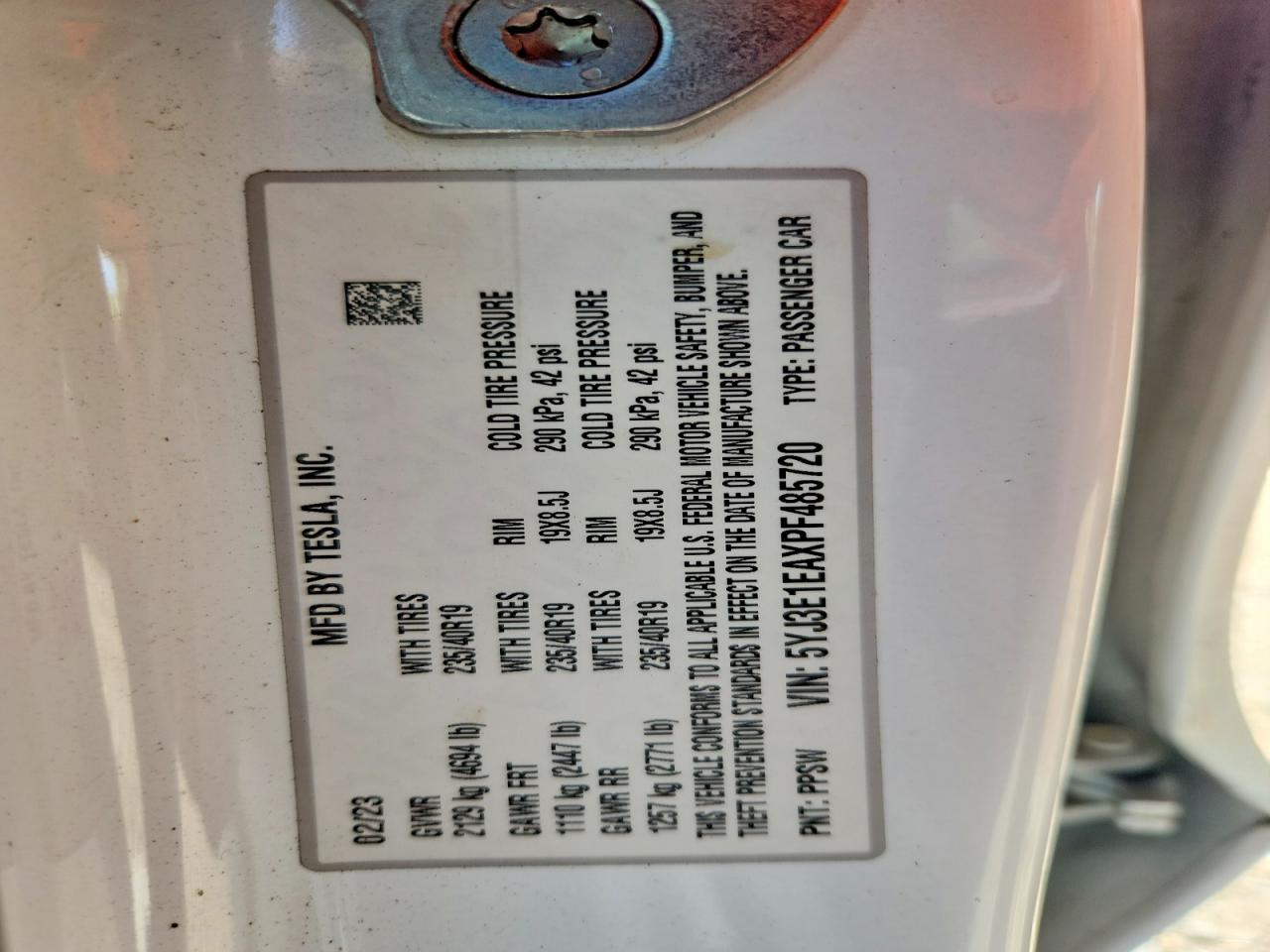 2023 TESLA MODEL 3 photo 34
