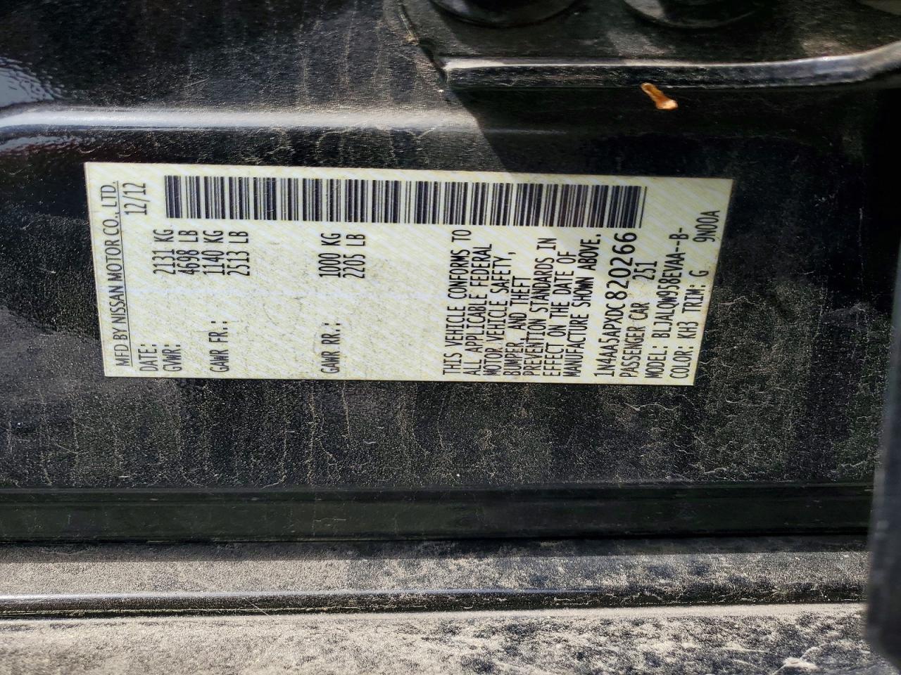 2013 NISSAN MAXIMA 3.5 S photo 37