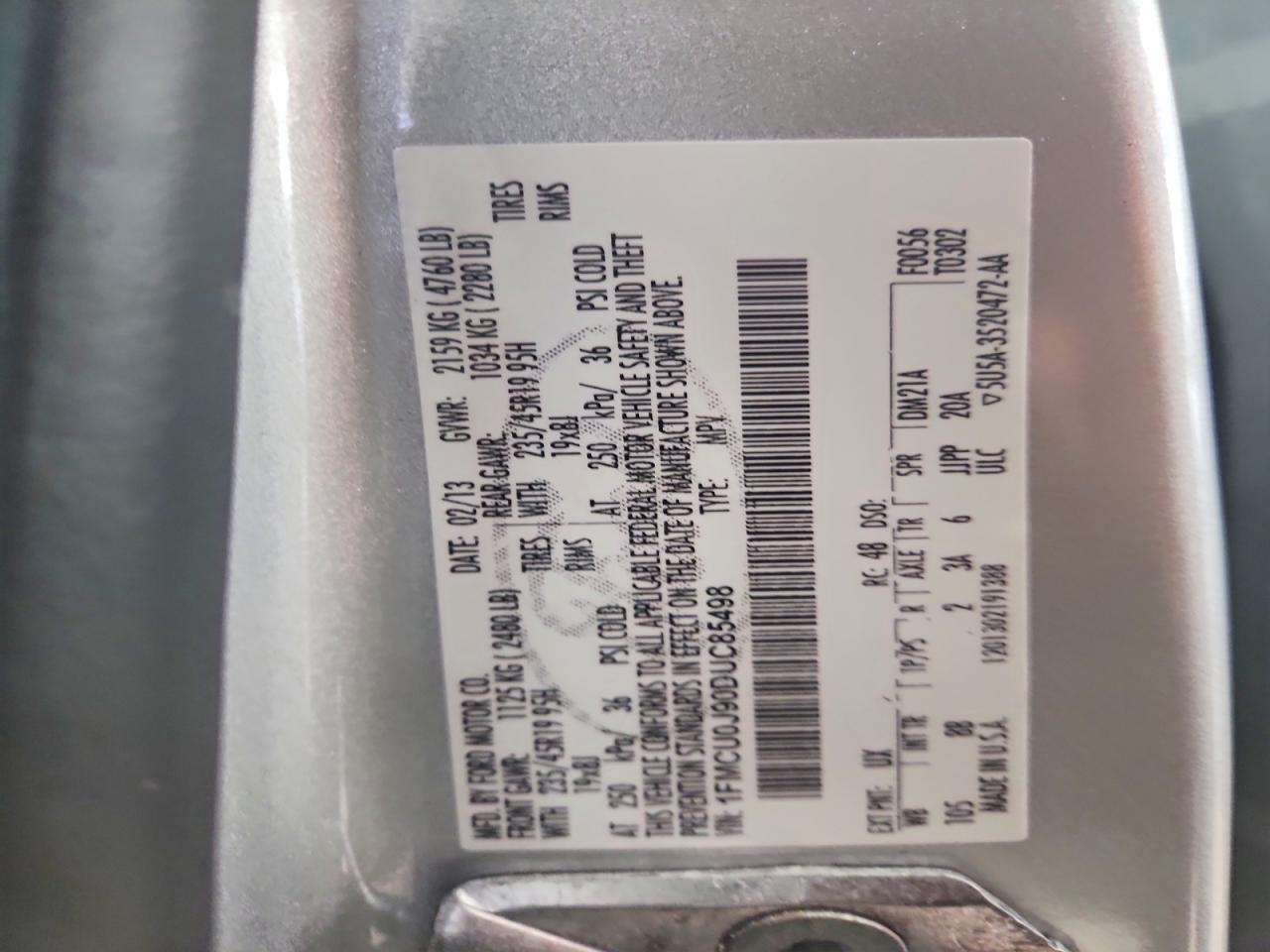 2013 FORD ESCAPE TITANIUM photo 27