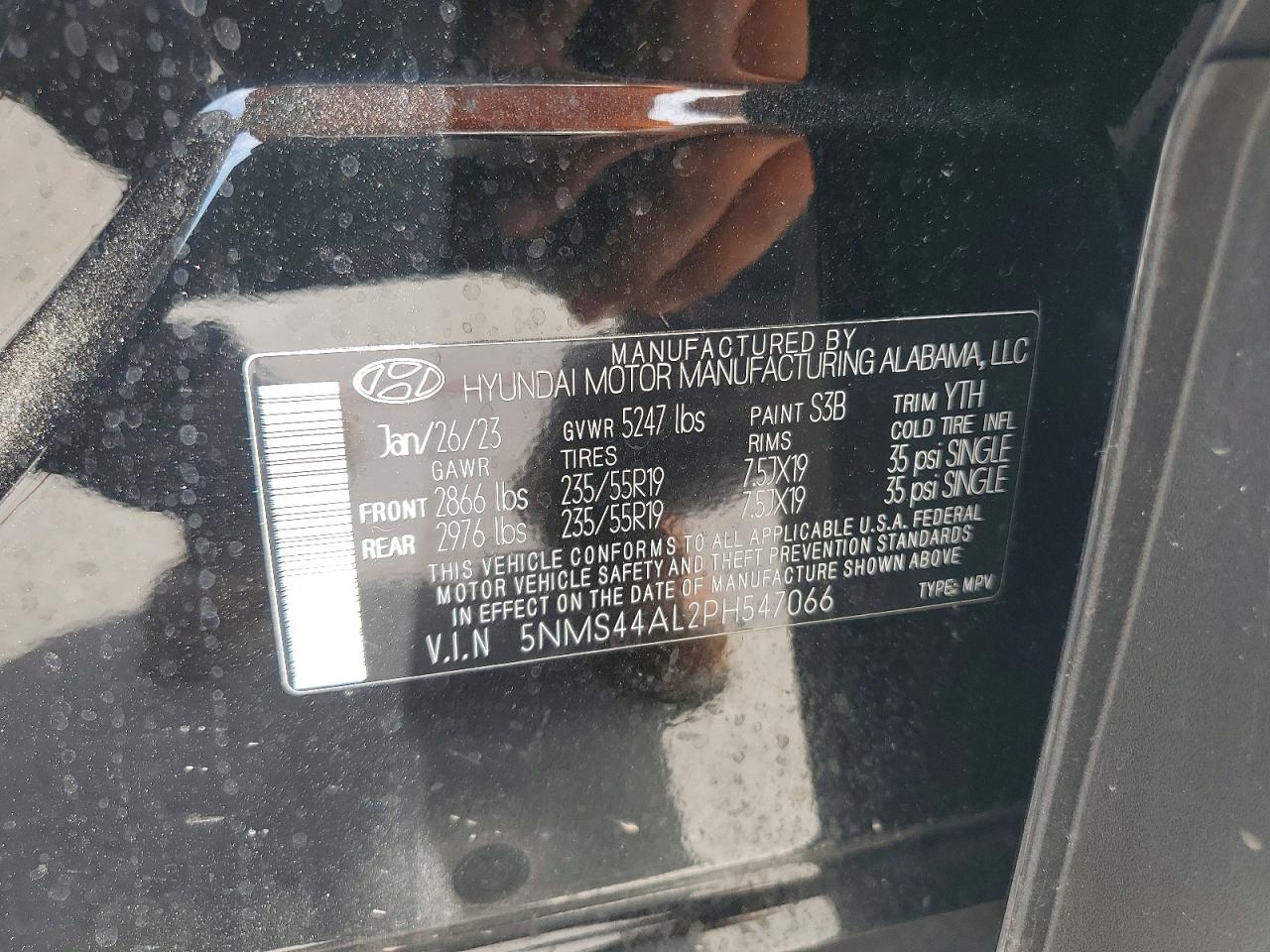 2023 HYUNDAI SANTA FE LIMITED photo 27