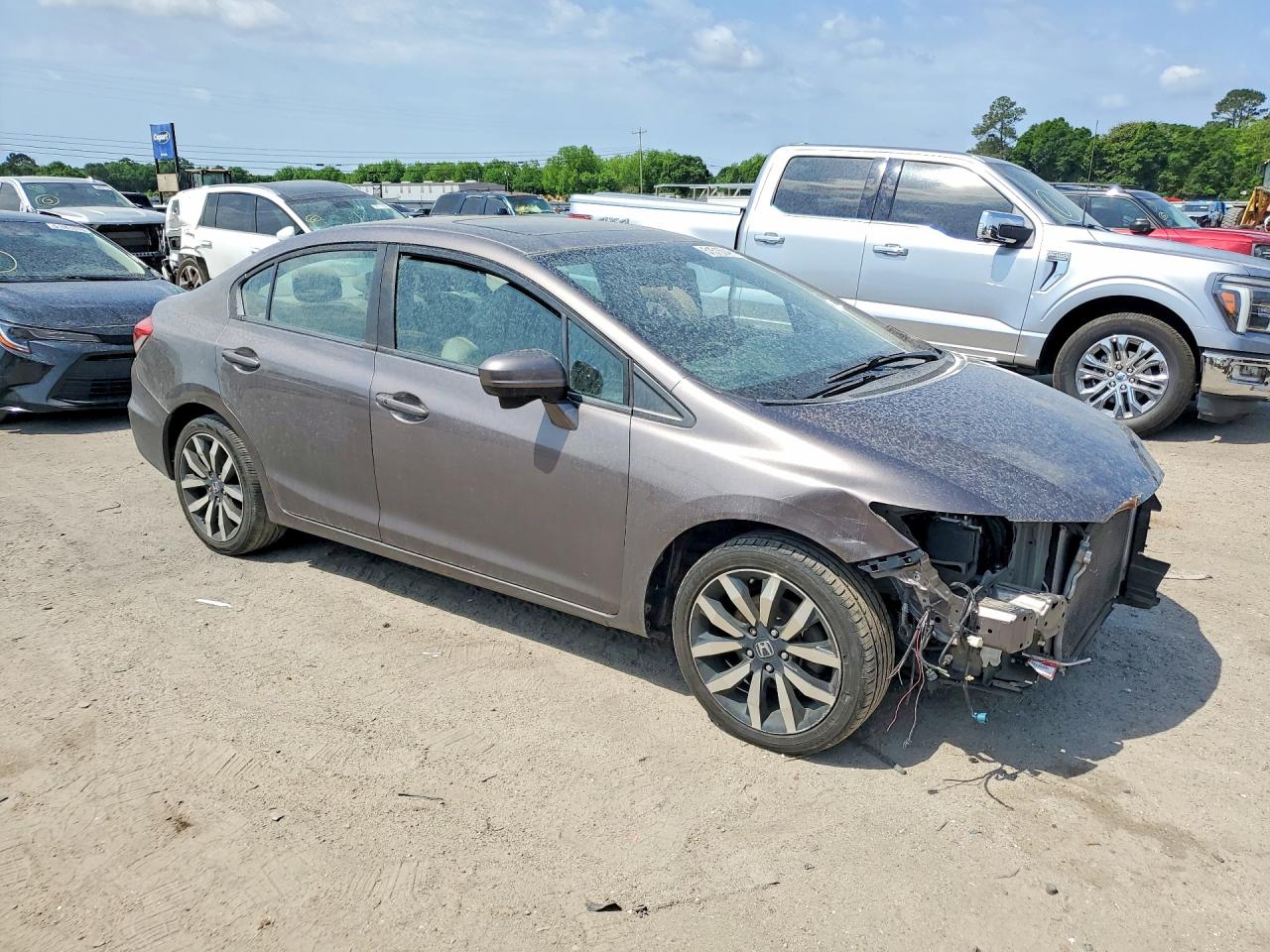 2014 HONDA CIVIC EXL photo 4