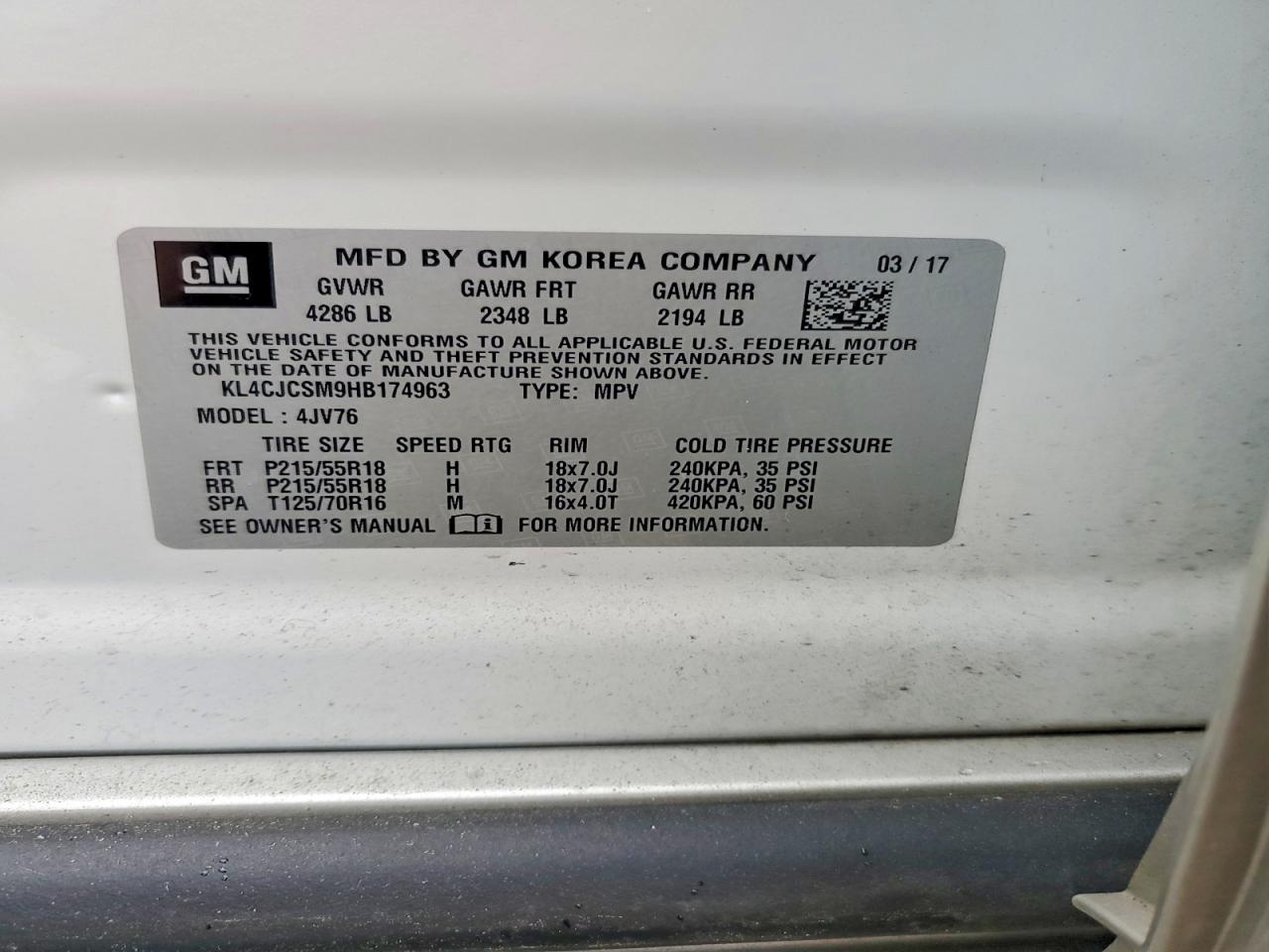 2017 BUICK ENCORE ESSENCE photo 25