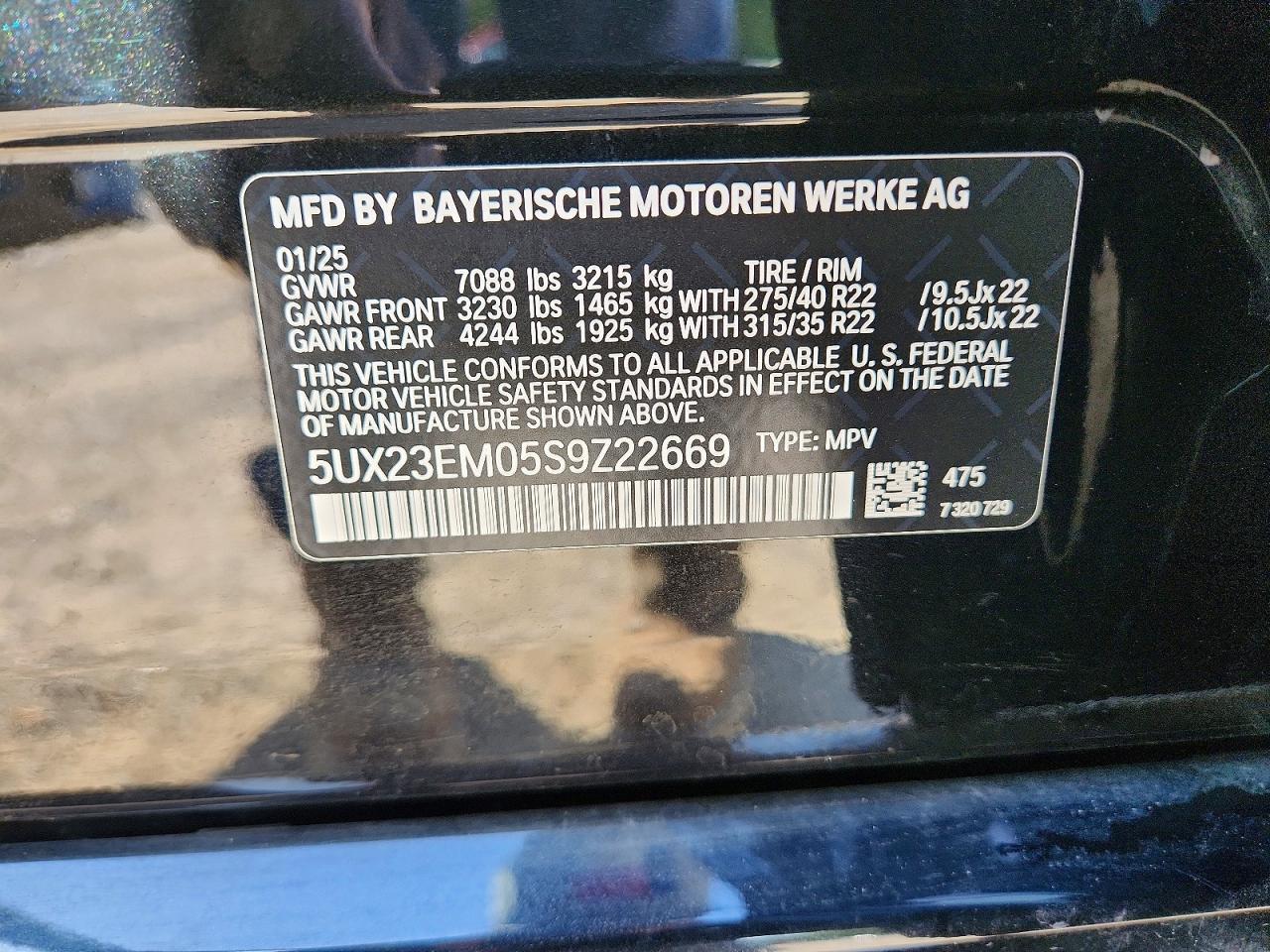 2025 BMW X7 XDRIVE40I photo 13
