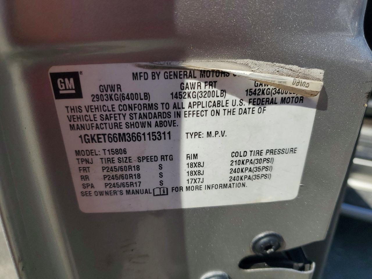 2006 GMC ENVOY DENALI XL photo 25