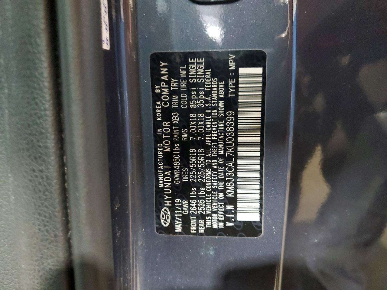 2019 HYUNDAI TUCSON SEL photo 24