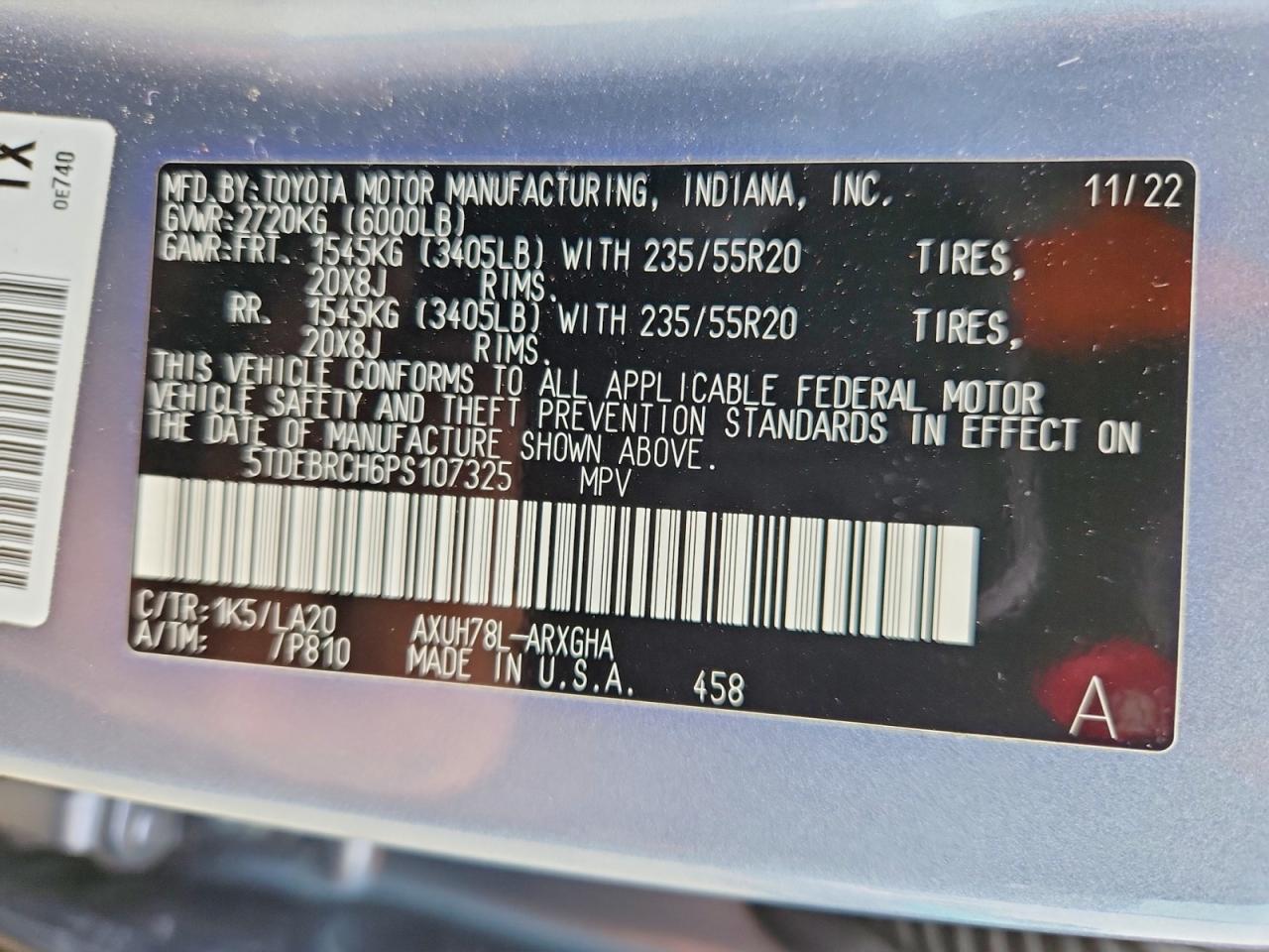 2023 TOYOTA HIGHLANDER HYBRID PLATINUM photo 25