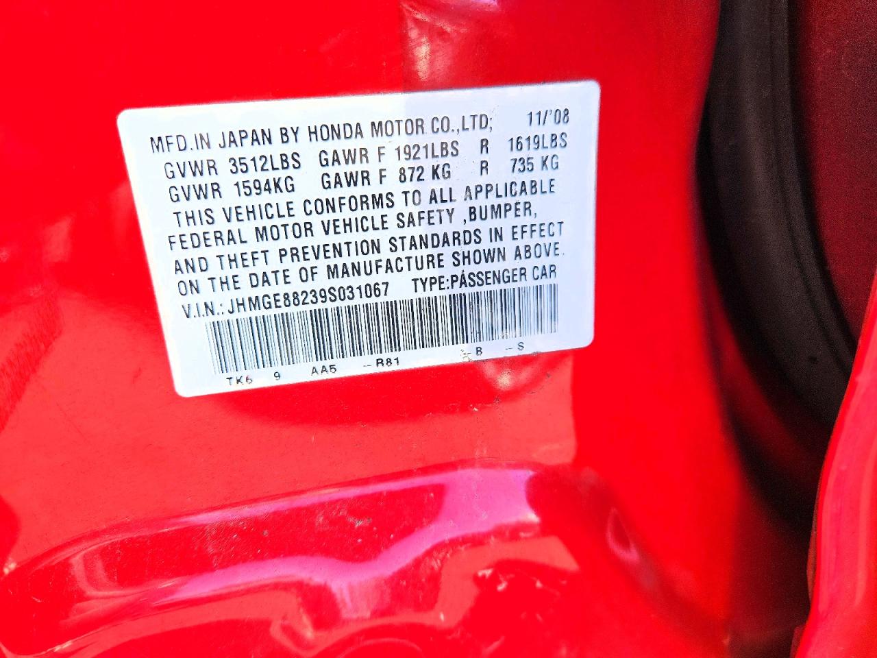2009 HONDA FIT photo 12