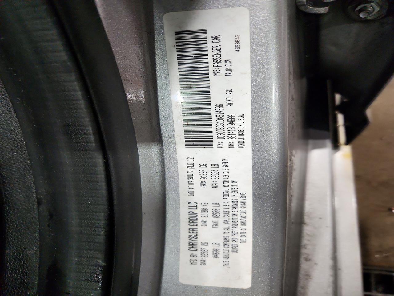 2013 CHRYSLER 200 LIMITED photo 23