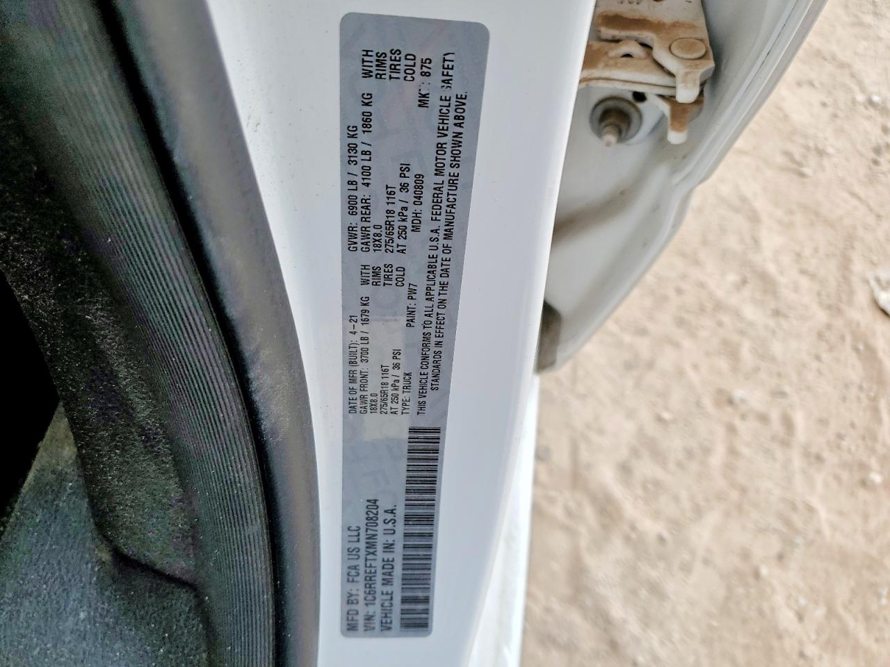2021 RAM 1500 BIG HORN photo 12