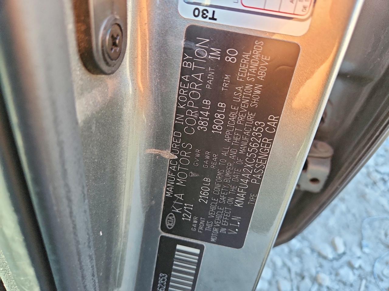 2012 KIA FORTE EX photo 23