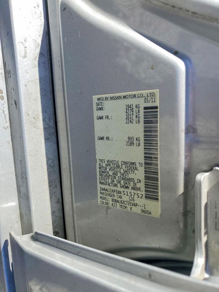 2011 NISSAN ALTIMA 2.5 photo 12