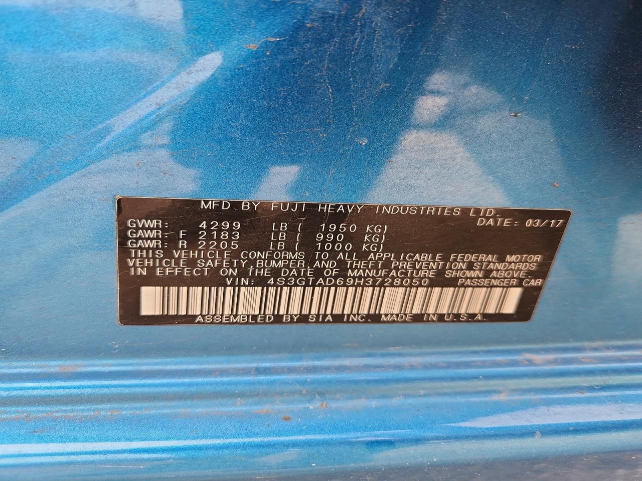 2017 SUBARU IMPREZA PREMIUM PLUS photo 34