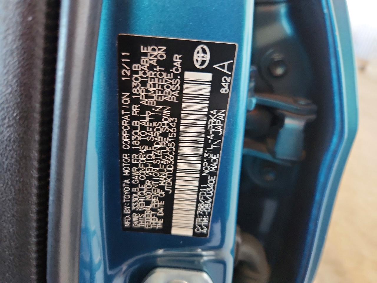 2012 TOYOTA YARIS 5-DOOR SE photo 23