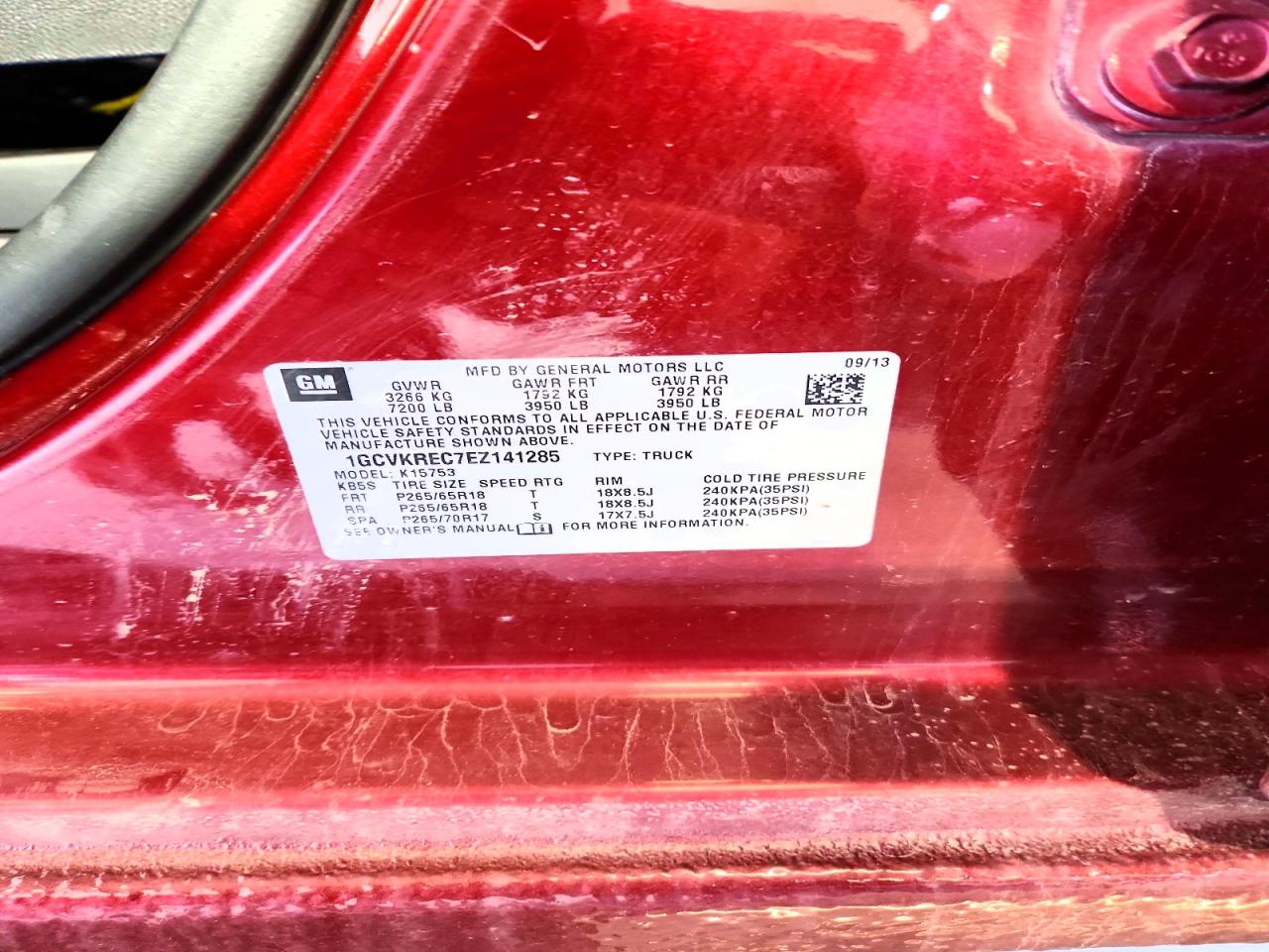 2014 CHEVROLET SILVERADO K1500 LT photo 23