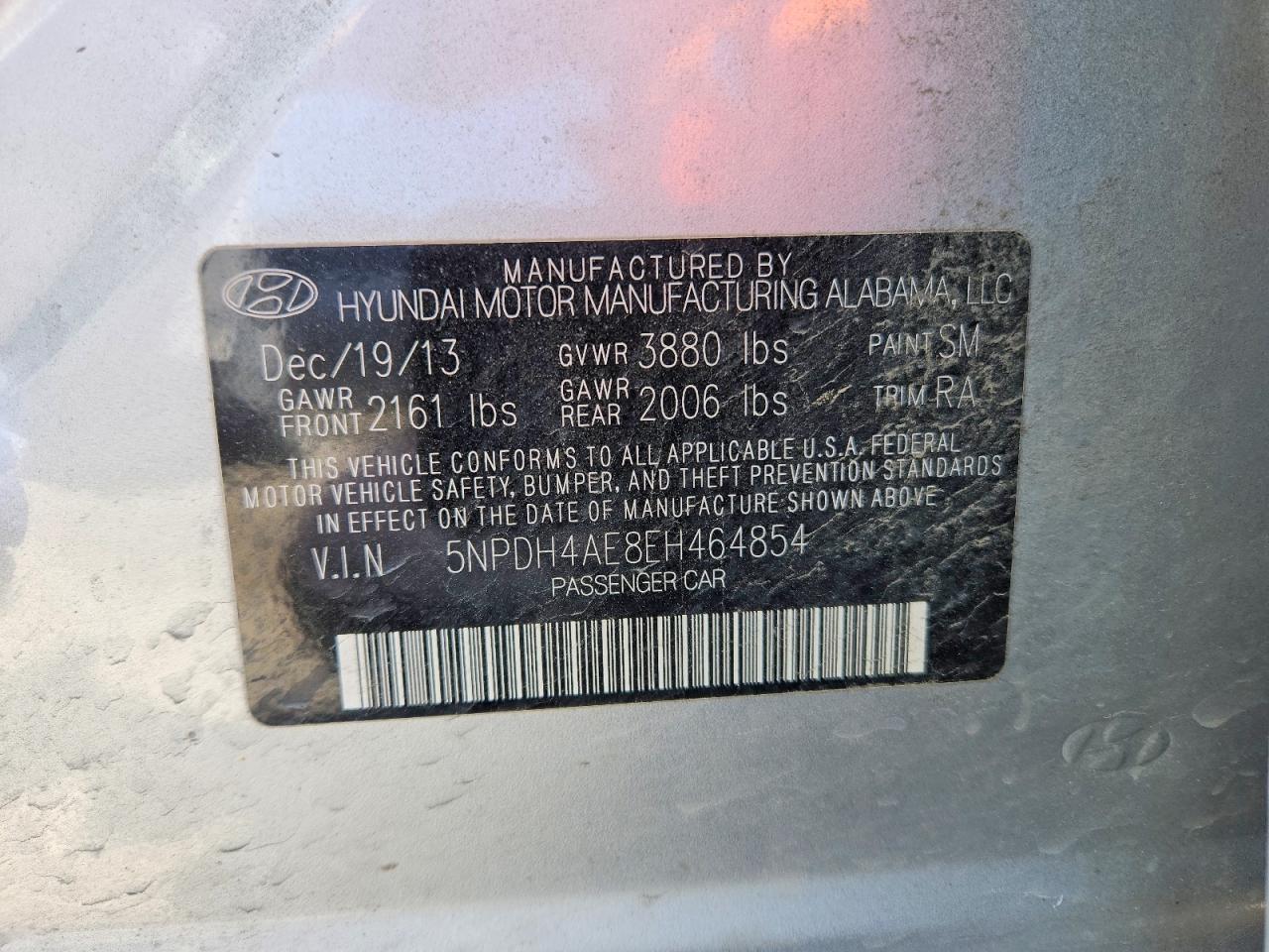 2014 HYUNDAI ELANTRA LIMITED photo 25