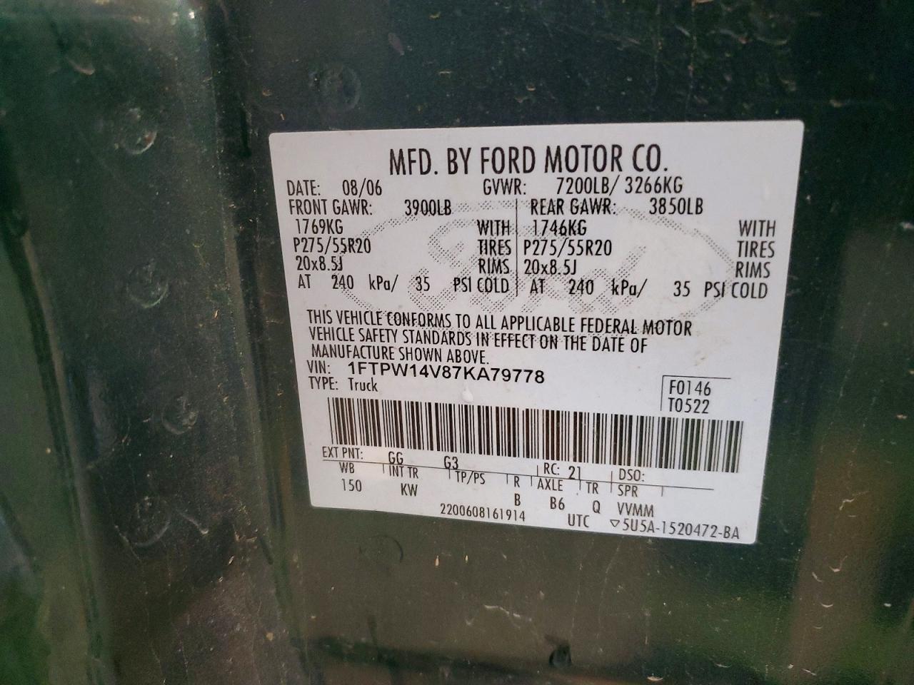 2007 FORD F150 SUPERCREW photo 25