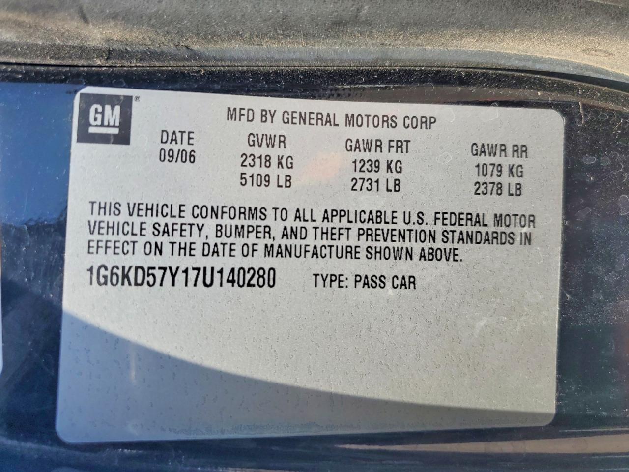 2007 CADILLAC DTS photo 37