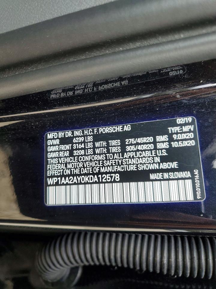 2019 PORSCHE CAYENNE photo 25